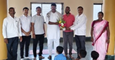 योगामुळे जीवन समृद्ध होते. उपसरपंच श्री.सागर शिराळकर 